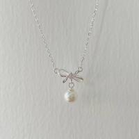 925 de prata esterlina colar, with Shell Pearl, with 2inch extender chain, cromado de cor prateada, micro pavimento em zircônia cúbica & para mulher, 15mm, comprimento Aprox 15.4 inchaltura, vendido por PC