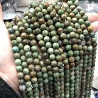 Gemstone Jewelry Beads Natural Stone Round polished DIY green Sold Per Approx 38 cm Strand