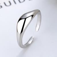 Sterling Silver smycken finger ring, 925 sterling silver, plated, mode smycken & för kvinna, fler färger för val, nickel, bly och kadmium gratis, 6mm, Säljs av PC