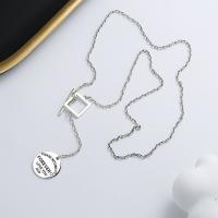 925 Sterling Silver Necklaces Antique finish fashion jewelry & for woman nickel lead & cadmium free Length Approx 17.72 Inch Sold By PC