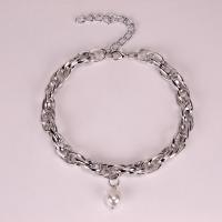 Zink Alloy Jewelry Sets, armband & halsband, med Plast Pearl, plated, mode smycken & olika stilar för val & för kvinna, fler färger för val, nickel, bly och kadmium gratis, Säljs av PC