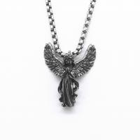 Titanium Steel Pendants Angel polished DIY & Unisex original color Approx 2.7mm Sold By PC