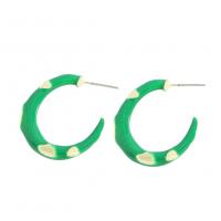 Lo zinco in lega Stud Earring, lega in zinco, gioielli di moda & per la donna & smalto, nessuno, 34x40mm, Venduto da coppia