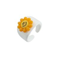 Acryl vingerring, mode sieraden & voor vrouw, meer kleuren voor de keuze, Inner diameter:1.8cm, Width:1.7cm, Verkocht door PC