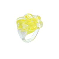 Resin fingerring, mode smykker & for kvinde, flere farver til valg, Inner diameter:2cm, Width:2.9cm, Solgt af PC