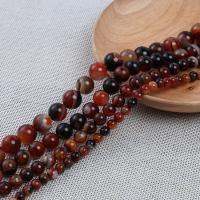 Φυσικό χάντρες Agate Lace, δαντέλα αχάτη, Γύρος, DIY & διαφορετικό μέγεθος για την επιλογή, καφέ χρώμα, Sold Per Περίπου 38-40 cm Strand