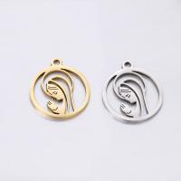 Stainless Steel Pendants 304 Stainless Steel Vacuum Ion Plating fashion jewelry & DIY Sold By Bag