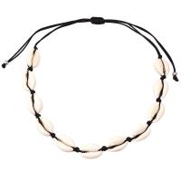 Shell Halsband, med Vax, handgjord, Bohemiska stilen & justerbar & för kvinna, fler färger för val, Längd 30-70 cm, Säljs av PC