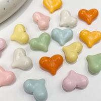 Acrylic Jewelry Beads Heart DIY Sold By Bag