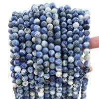 Sodalite Gyöngyök, Kerek, csiszolt, DIY & különböző méretű a választás, kék, Naponta eladott Kb 14.96 inch Strand