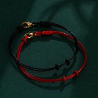 Corda Bracelet Faisean, Sinc Alloy, le PU, plátáilte, Ciseal Dúbailte & unisex & méid éagsúla do rogha, dathanna níos mó le haghaidh rogha, Díolta De réir PC