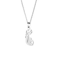 Collana in acciaio inossidabile, 304 acciaio inox, with 5cm extender chain, lucido, per la donna, Lunghezza 45 cm, Venduto da PC