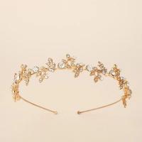 Bridal Tiaras Zinc Alloy for bridal & with rhinestone nickel lead & cadmium free Sold By PC