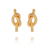 laiton Clip boucle d’oreille, Placage de couleur d'or, bijoux de mode & pour femme, protéger l'environnement, sans nickel, plomb et cadmium, 17x8mm, Vendu par paire