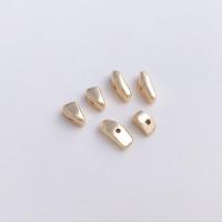 Brass Spacer perle, Mesing, 14K pozlatom, možete DIY & različitih stilova za izbor, zlatan, 10računala/Torba, Prodano By Torba