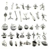 Zinklegierung Schmuck-Findung-Set, antik silberfarben plattiert, Vintage & DIY & gemischt, frei von Nickel, Blei & Kadmium, 10-20mm, verkauft von Tasche