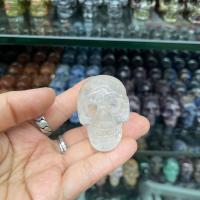 Fashion Decoration Natural Stone Skull Carved Halloween Design 48-50mm Sold By PC