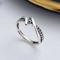 Sterling Silver Jewelry Finger Ring, 925 Sterling Silver, jewelry faisin & do bhean, nicil, luaidhe & caidmiam saor in aisce, 7.5mm, Díolta De réir PC