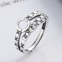 925 Sterling Silver Finger Rings Antique finish fashion jewelry & for woman nickel lead & cadmium free 10mm Sold By PC