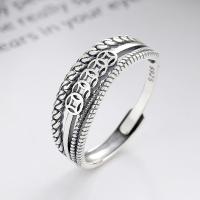 925 Sterling Silver Finger Rings Antique finish fashion jewelry & for woman nickel lead & cadmium free 8mm Sold By PC