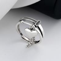 Sterling Silver Jewelry Finger Ring, 925 Sterling Silver, jewelry faisin & do bhean, nicil, luaidhe & caidmiam saor in aisce, 7mm, Díolta De réir PC