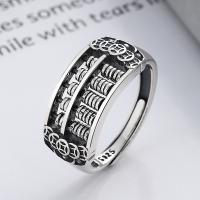 Sterling Silver smycken finger ring, 925 sterling silver, mode smycken & Unisex, nickel, bly och kadmium gratis, 9mm, Säljs av PC