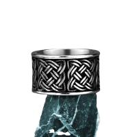 Titanium Čelik Finger Ring, uglađen, modni nakit & različite veličine za izbor & za čovjeka, Prodano By PC