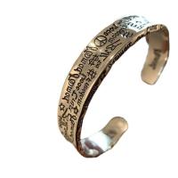 Zinklegering bangles, Zinc Alloy, plated, Verstelbare & voor vrouw, zilver, Binnendiameter:Ca 50mm, Verkocht door PC