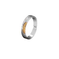 Zinc Alloy fingerring, forgyldt, Justerbar & for mennesket, oprindelige farve, Hole:Ca. 2.2mm, Solgt af PC