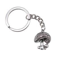 Key Chain, Zinc Alloy, champignon, forgyldt, Vintage & mode smykker, flere farver til valg, 28mm,22x18mm, Solgt af PC