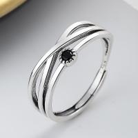 925 Sterling Silver Finger Rings Antique finish fashion jewelry & for woman nickel lead & cadmium free Sold By PC