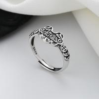 925 Sterling Silver Finger Rings Antique finish fashion jewelry & for woman nickel lead & cadmium free 9mm Sold By PC