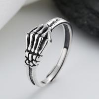 Sterling Silver smycken finger ring, 925 sterling silver, mode smycken & för kvinna, nickel, bly och kadmium gratis, 8mm, Säljs av PC