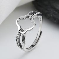 Sterling Silver smycken finger ring, 925 sterling silver, mode smycken & för kvinna & ihålig, nickel, bly och kadmium gratis, 11mm, Säljs av PC