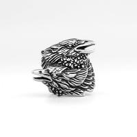 Titantium Steel Finger Ring, Titanium Steel, csiszolt, divat ékszerek & különböző méretű a választás & az ember, Által értékesített PC