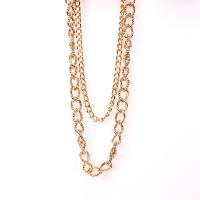 Body Chain Smycken, Aluminiumlegering, plated, Dubbla lager & Unisex, fler färger för val, nickel, bly och kadmium gratis, Längd 45 cm, 55 cm, Säljs av PC