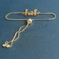 Stainless Steel Jewelry Bracelet 304 Stainless Steel plated DIY Length Approx 7 Inch Sold By PC