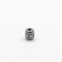 Stainless Steel Spacer Kralen, 304 roestvrij staal, gepolijst, DIY, oorspronkelijke kleur, 6.20x6x6mm, Gat:Ca 1.6mm, Verkocht door PC