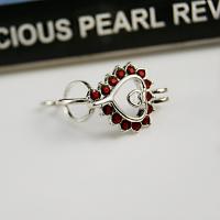 Bola bola pingente, cobre, cromado de cor platina, pode abrir e colocar em algo & para mulher & com strass, níquel, chumbo e cádmio livre, 25x18mm, vendido por PC