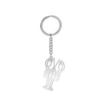 Cruach dhosmálta Eochair Clasp, 304 Cruach dhosmálta, unisex, dath bunaidh, 48.09x28.63mm,24.48mm, Díolta De réir PC