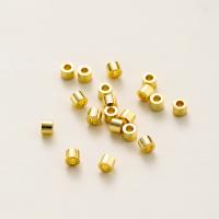 Χάντρες Brass Spacer, Ορείχαλκος, επίχρυσο, DIY, περισσότερα χρώματα για την επιλογή, 2x2.50mm, Τρύπα:Περίπου 1.3mm, 100PCs/τσάντα, Sold Με τσάντα