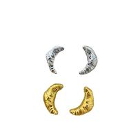 Lo zinco in lega Stud Earring, lega in zinco, Corno, placcato, per la donna, nessuno, Venduto da coppia