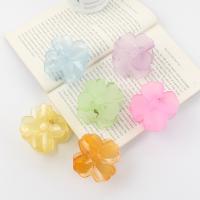 Haar Claw Clips, Plastic, Bloem, handgemaakt, voor vrouw, meer kleuren voor de keuze, 60x45mm, Verkocht door PC