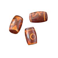 Naturlige tibetanske Agate Dzi Beads, Tibetansk agat, Naturligt & mode smykker & du kan DIY, 15x22mm, Solgt af PC