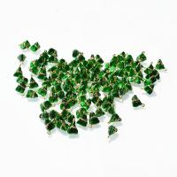 Ciondoli in lega di zinco, lega in zinco, Rice Dumpling, placcato, DIY & smalto, verde, assenza di nichel,piombo&cadmio, 10x14mm, 10PC/borsa, Venduto da borsa