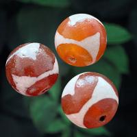 Perles agate dzi tibétaine naturelle, agate Tibétaine, bijoux de mode & unisexe, 12mm, Vendu par PC