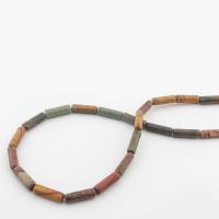 Jalokivi korut Helmet, Vaikutelma Jasper, Sarake, tee-se-itse, sekavärit, 4x4mm, Myyty Per N. 41 cm Strand