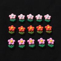 DIY Smykker Supplies, Resin, Flower, du kan DIY, flere farver til valg, 12x16mm, 20pc'er/Bag, Solgt af Bag