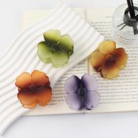 Hair Claw Clips Plastic Flower handmade for woman Sold By PC