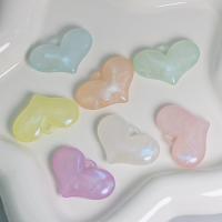 Acrylic Pendants Heart DIY & luminated Approx Sold By Bag